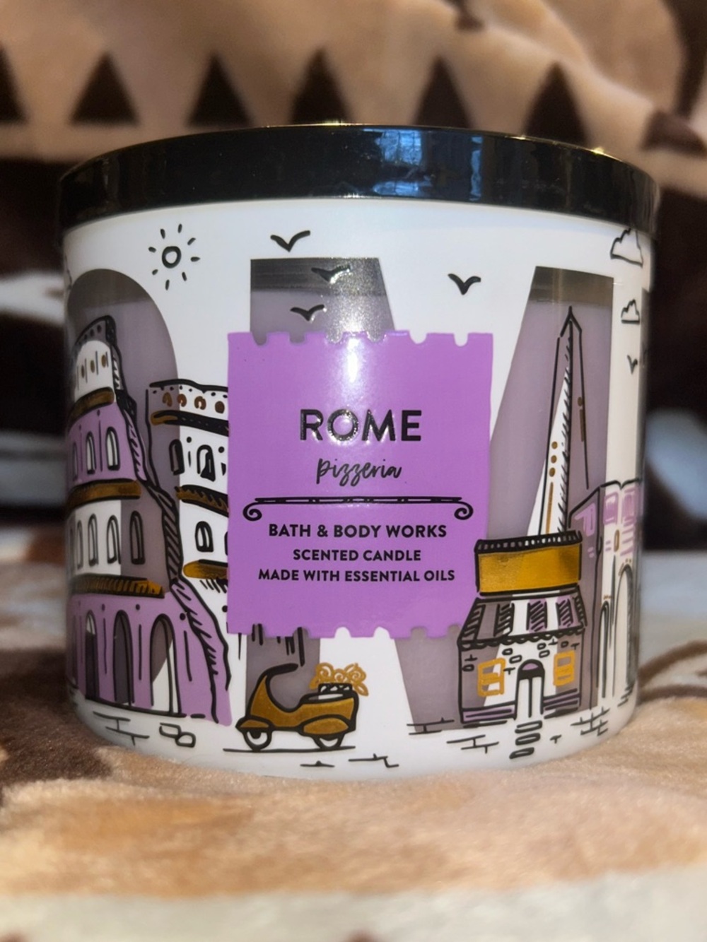 Bath and Body Works Rome Pizzeria 3 Wick Candle